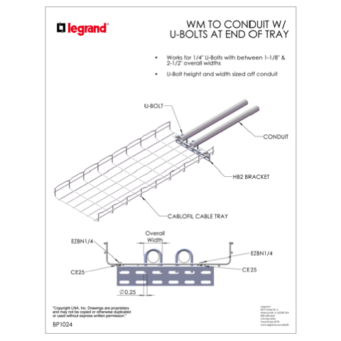 Conduit to Tray Connection