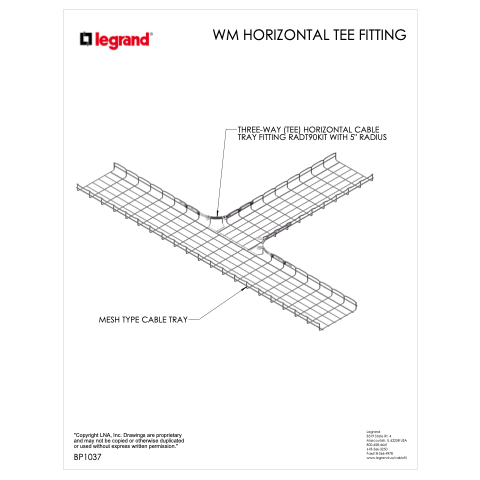 Horizontal Tee RadT90