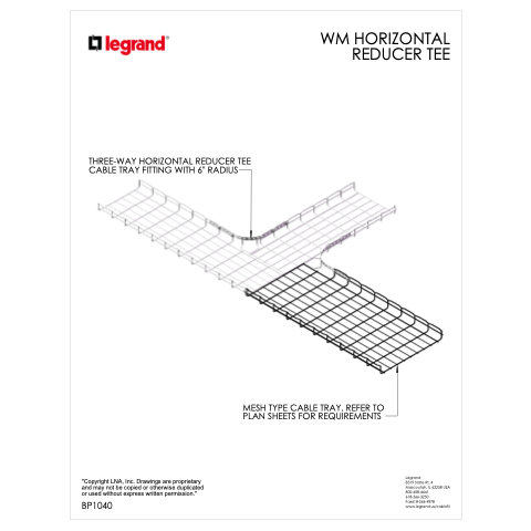 Horizontal Reducing Tee