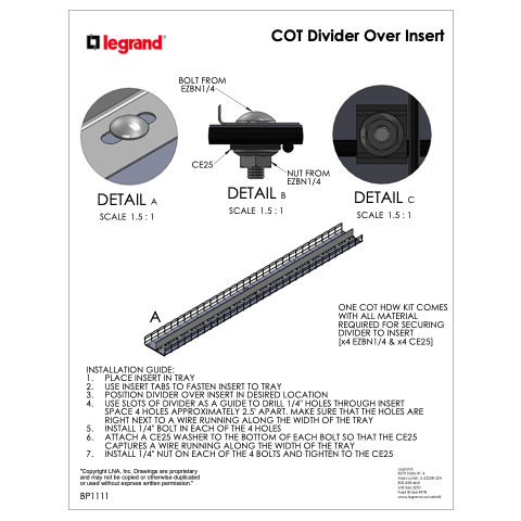 Mesh with Insert and Divier